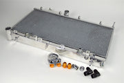 CSF Aluminum Radiator with Built-In Oil Cooler + Kit for 08-14 Subaru WRX/STI